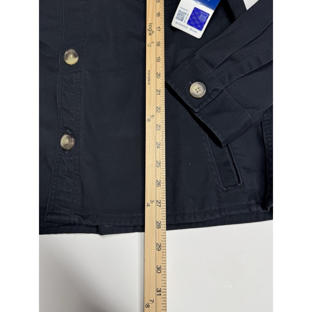 Ford Motors Vintage Style Canvas Twill Chore Coat Work Jacket Men's XL Black - Picture 3 of 9